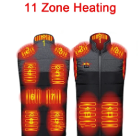 11 Areas Heated Jacket Vest Men Electric Heating Vest Usb Heated Jacket Heated Vest Women Heated Body